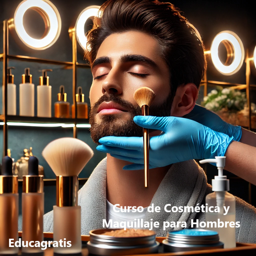 Curso de Cosmética y Maquillaje de Hombres en Educagratis